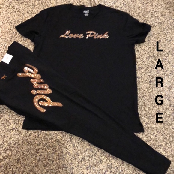 PINK Victoria's Secret Pants - NWT VS PINK LARGE BLING SET